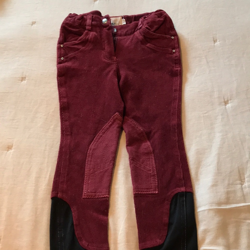 Youth equestrian pants horse ware brand